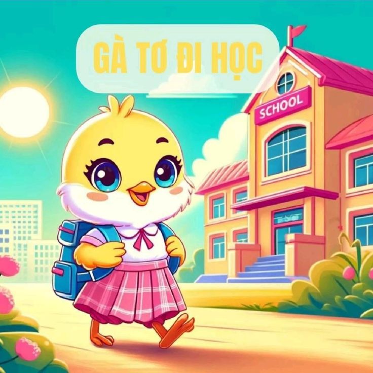 CÂU CHUYỆN GÀ TƠ ĐI HỌC